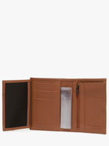 Wallet Leather Madras Etrier Brown madras EMAD271-vue-porte