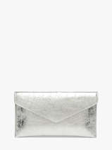 Medium Leather Paddock Clutch Bag Etrier Silver paddock TLOS1670