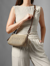 Shoulder Bag Baobab Etrier Beige baobab EBAO208S-vue-porte