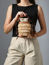 Crossbody Bag Xs King Etrier Beige king EKIN183X-vue-porte