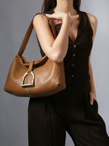 Shoulder Bag S Etalon Leather Etrier Beige etalon EETA197S-vue-porte