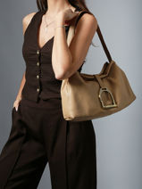 Shoulder Bag S Etalon Leather Etrier Beige etalon EETA197S-vue-porte