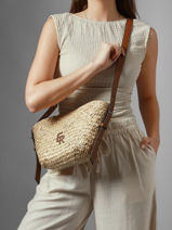 Shoulder Bag Shetland Etrier Beige shetland ESHE168S-vue-porte