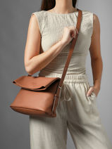 Shoulder Bag Cavalier Leather Etrier Brown cavalier ECLR135M-vue-porte