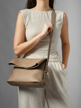 Shoulder Bag Cavalier Leather Etrier Brown cavalier ECLR135M-vue-porte