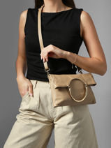 Crossbody Bag Tradition Leather Etrier Beige tradition ETRA189M-vue-porte