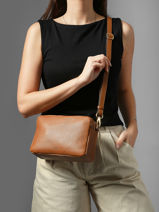 Shoulder Bag Tradition Leather Etrier Beige tradition ETRA141M-vue-porte